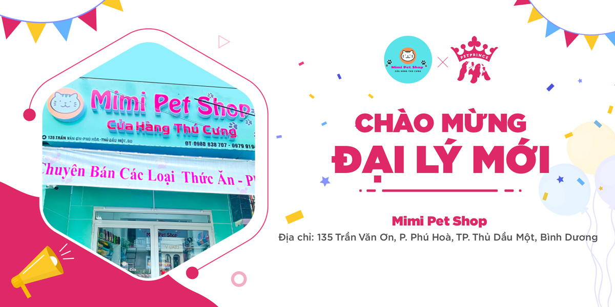 Chào mừng Đại lý mới - Mimi Pet Shop