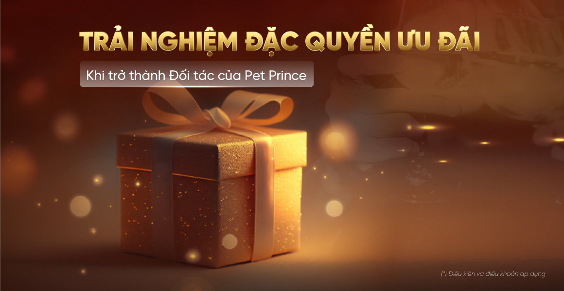 TRẢI NGHIỆM ĐẶC QUYỀN ƯU ĐÃI KHI TRỞ THÀNH ĐỐI TÁC CỦA PET PRINCE